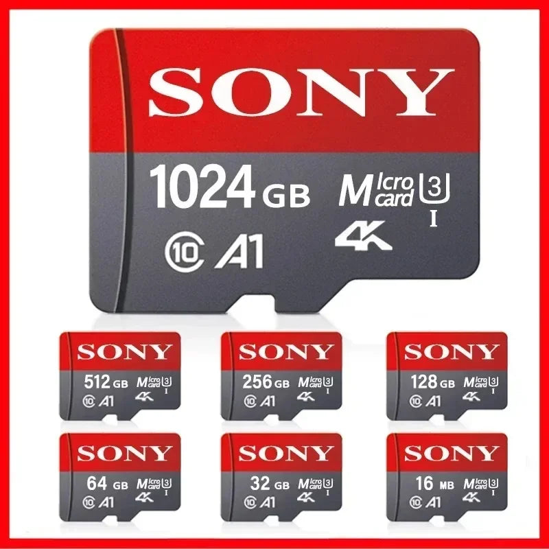 Tarjeta de memoria SONY Ultra Micro SD/TF Flash 128GB, 256GB, 512GB, 1TB.